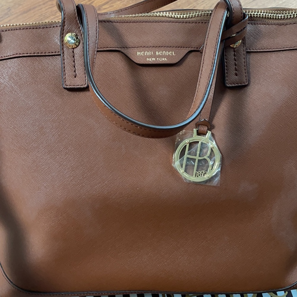 Henri Bendel W 57th Large Satchel Tote Bag